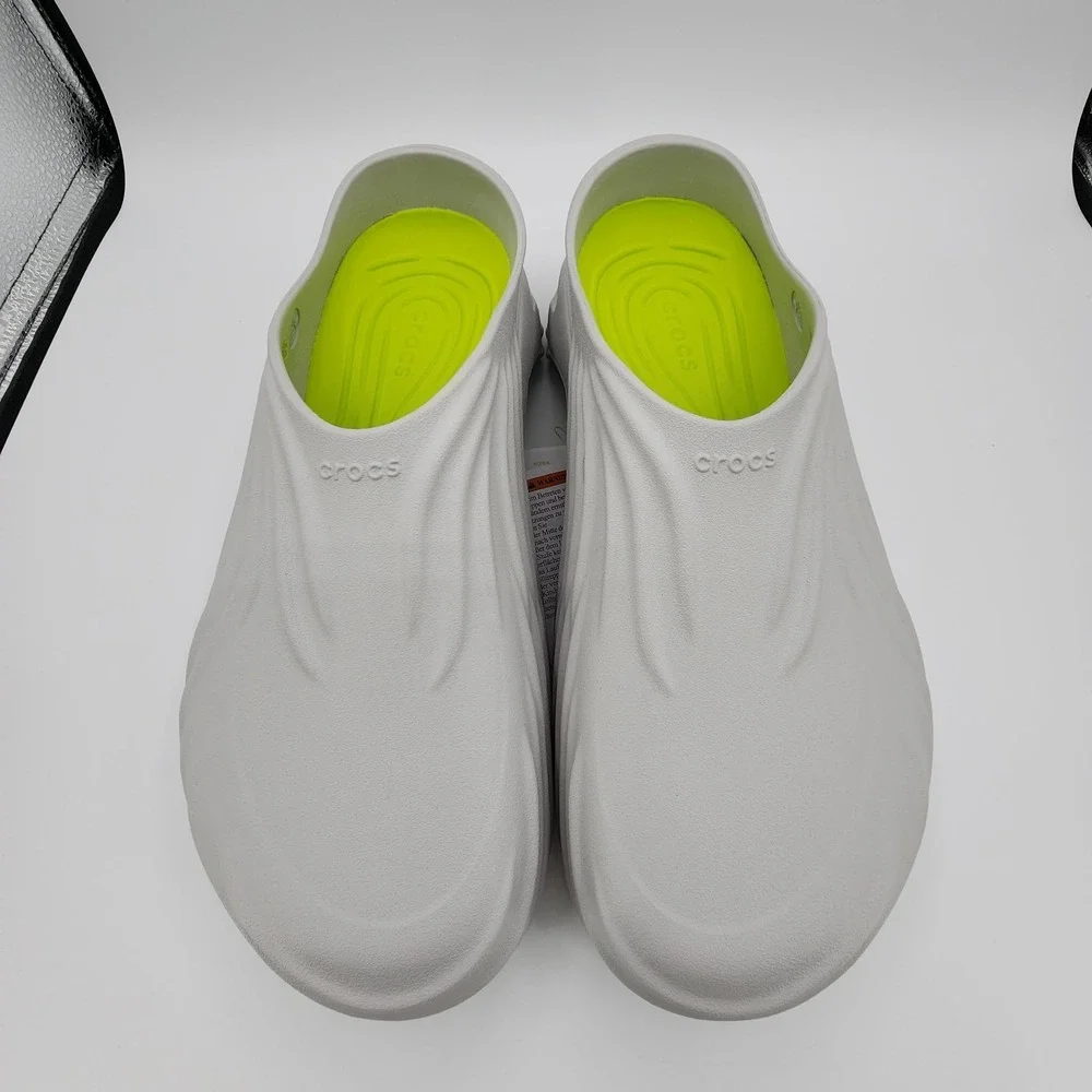 Crocs‎ Echo Wave Clog Mens 13 Atmosphere Lime Punch Shoes 210521-1FT NEW